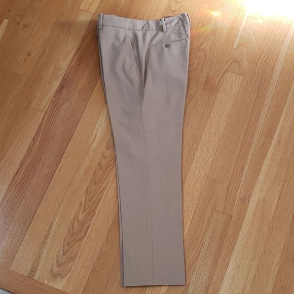 Helmut Lang Slacks size 4 raw hem tan - Picture 2 of 6